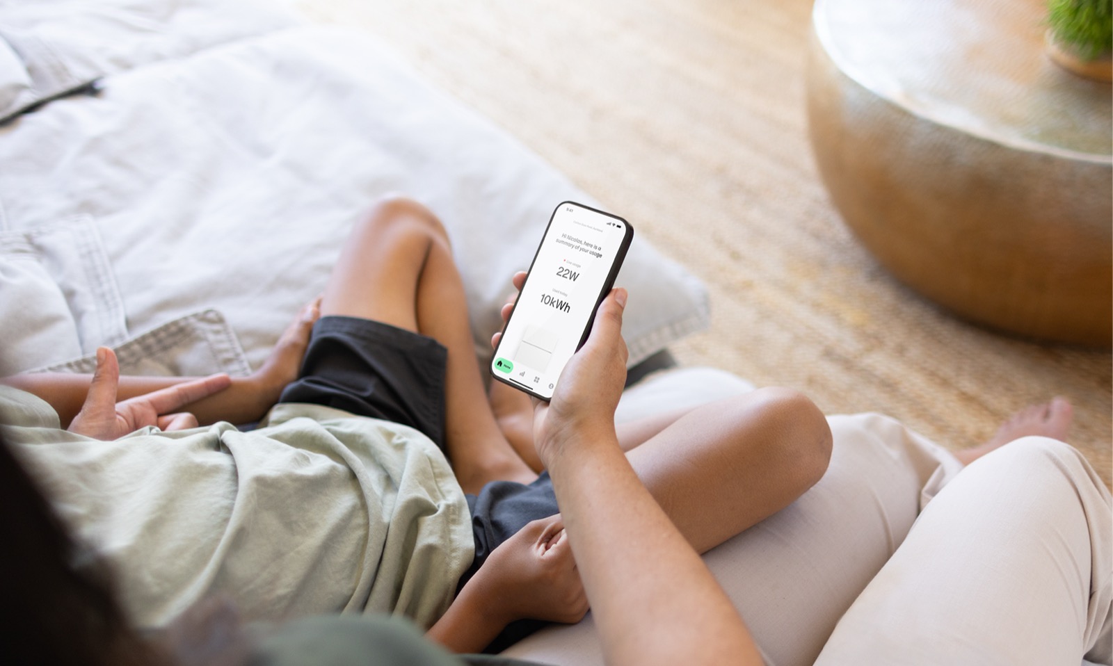 Basis home app screen
