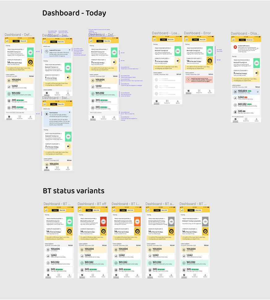 NZ COVID Tracer app screen